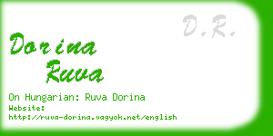dorina ruva business card
